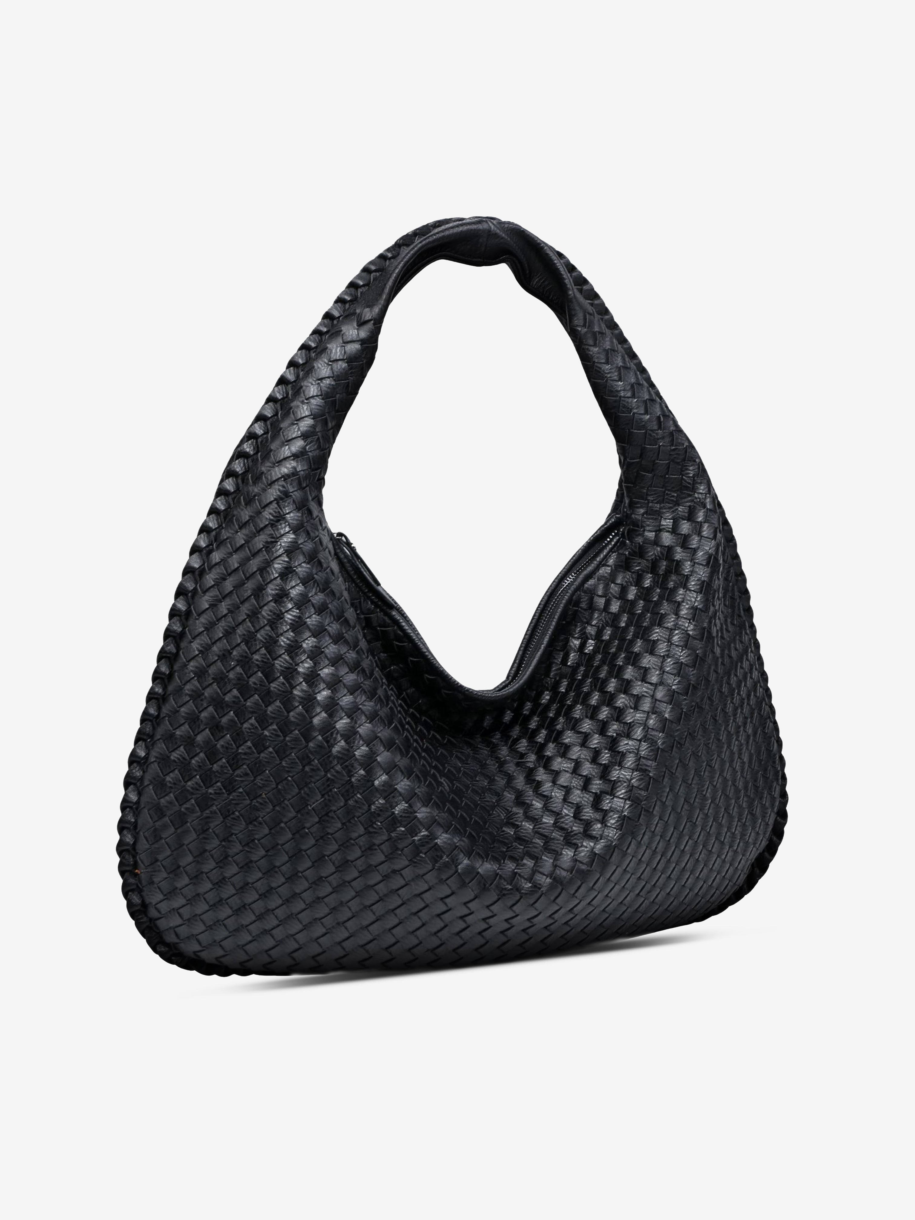 Ava | Oversized gevlochten tote bag