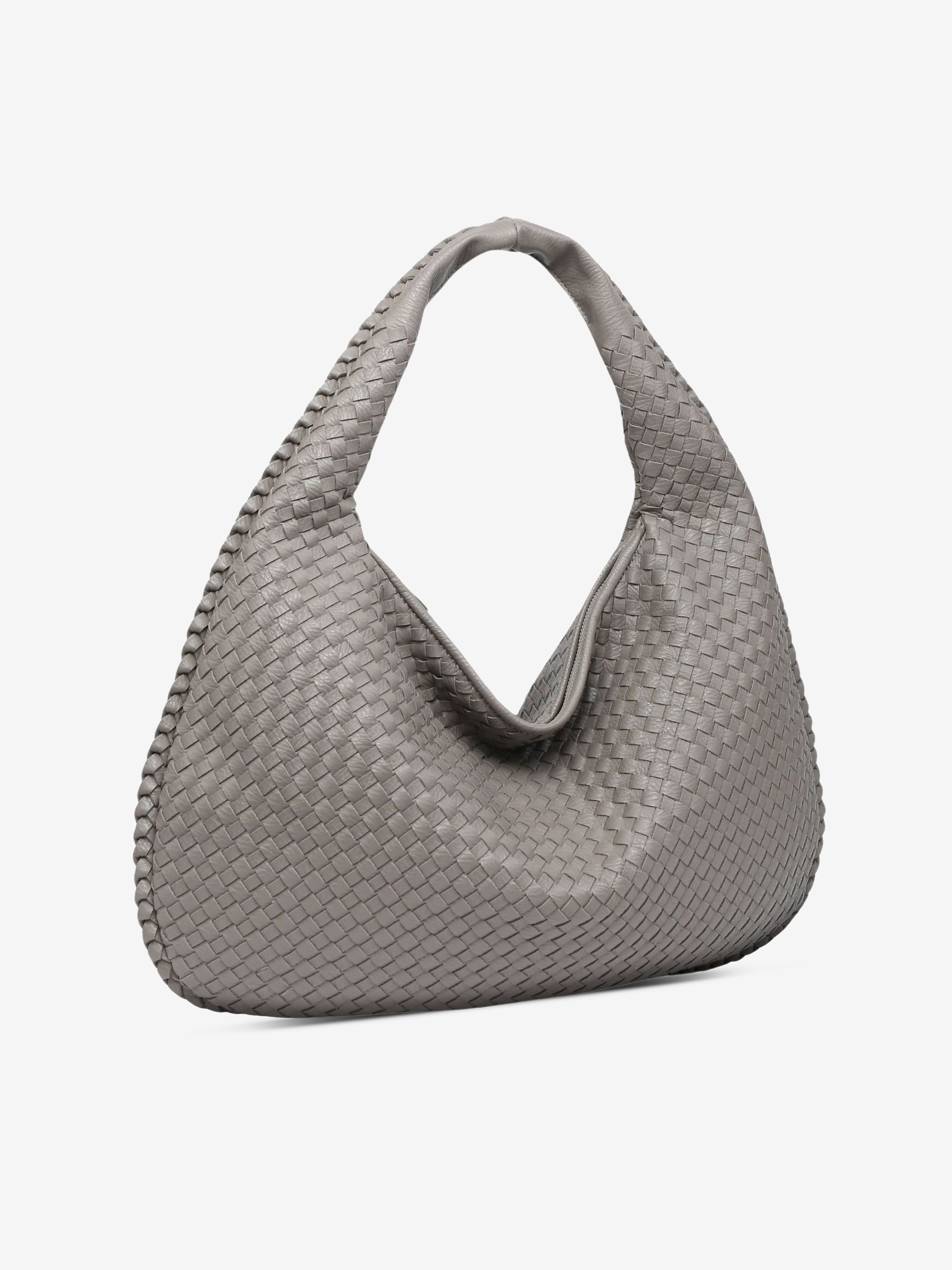 Ava | Oversized gevlochten tote bag