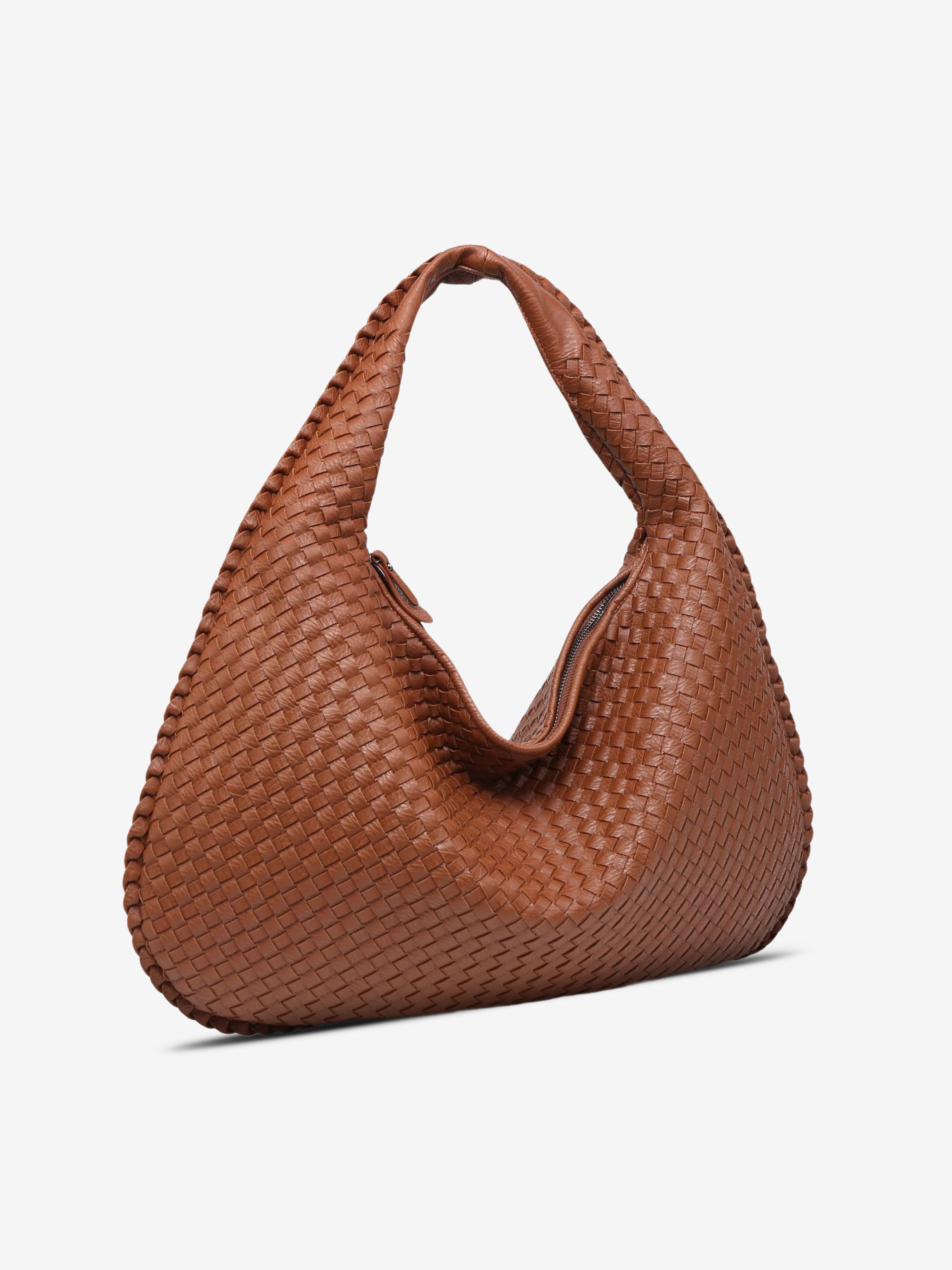 Ava | Oversized gevlochten tote bag