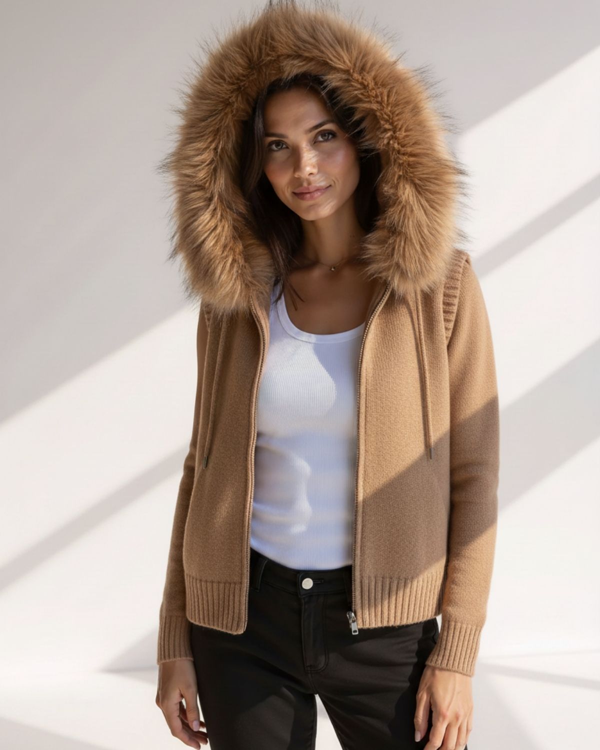 Luxe winter Imitatiebont vest voor Dames