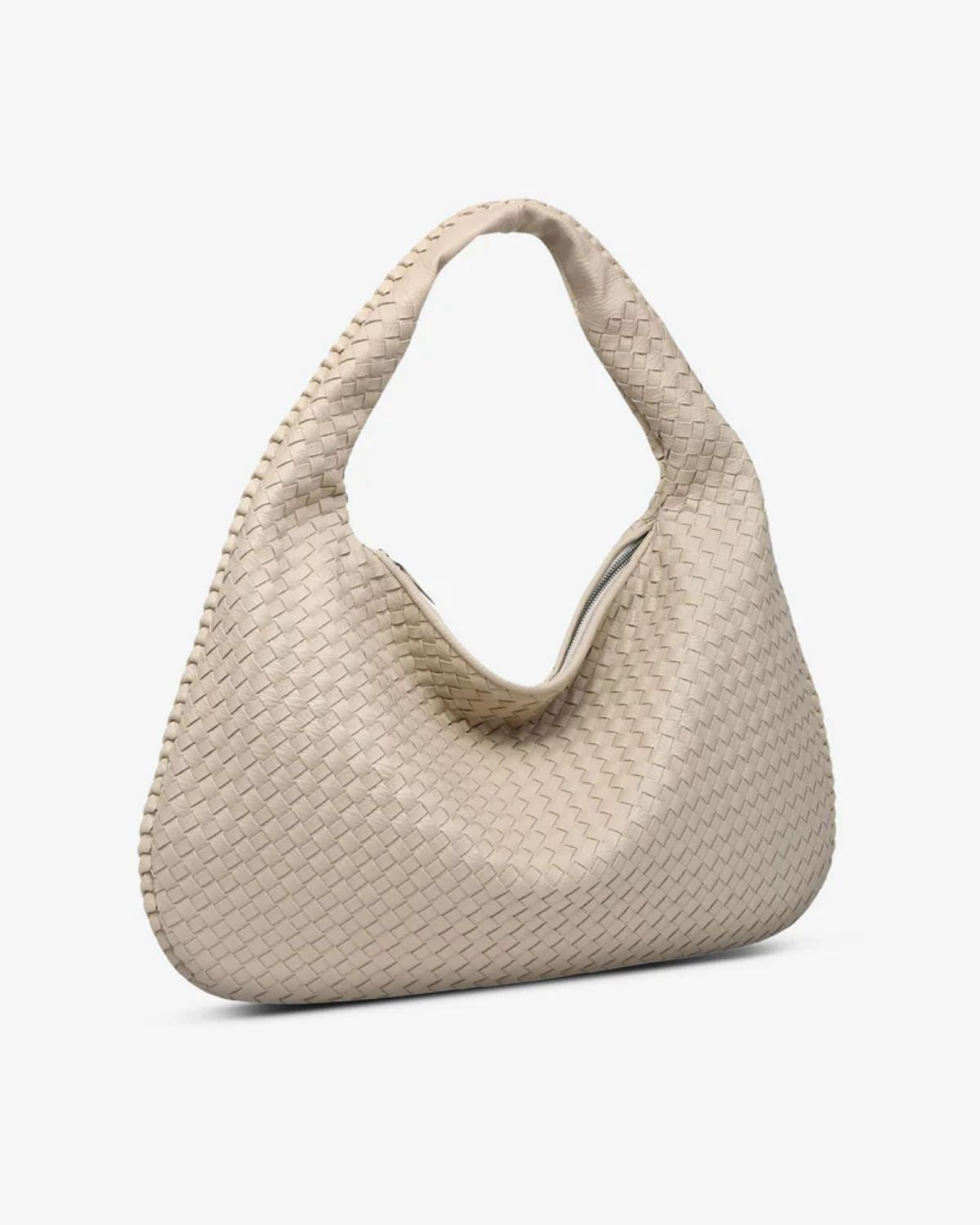Ava | Oversized gevlochten tote bag