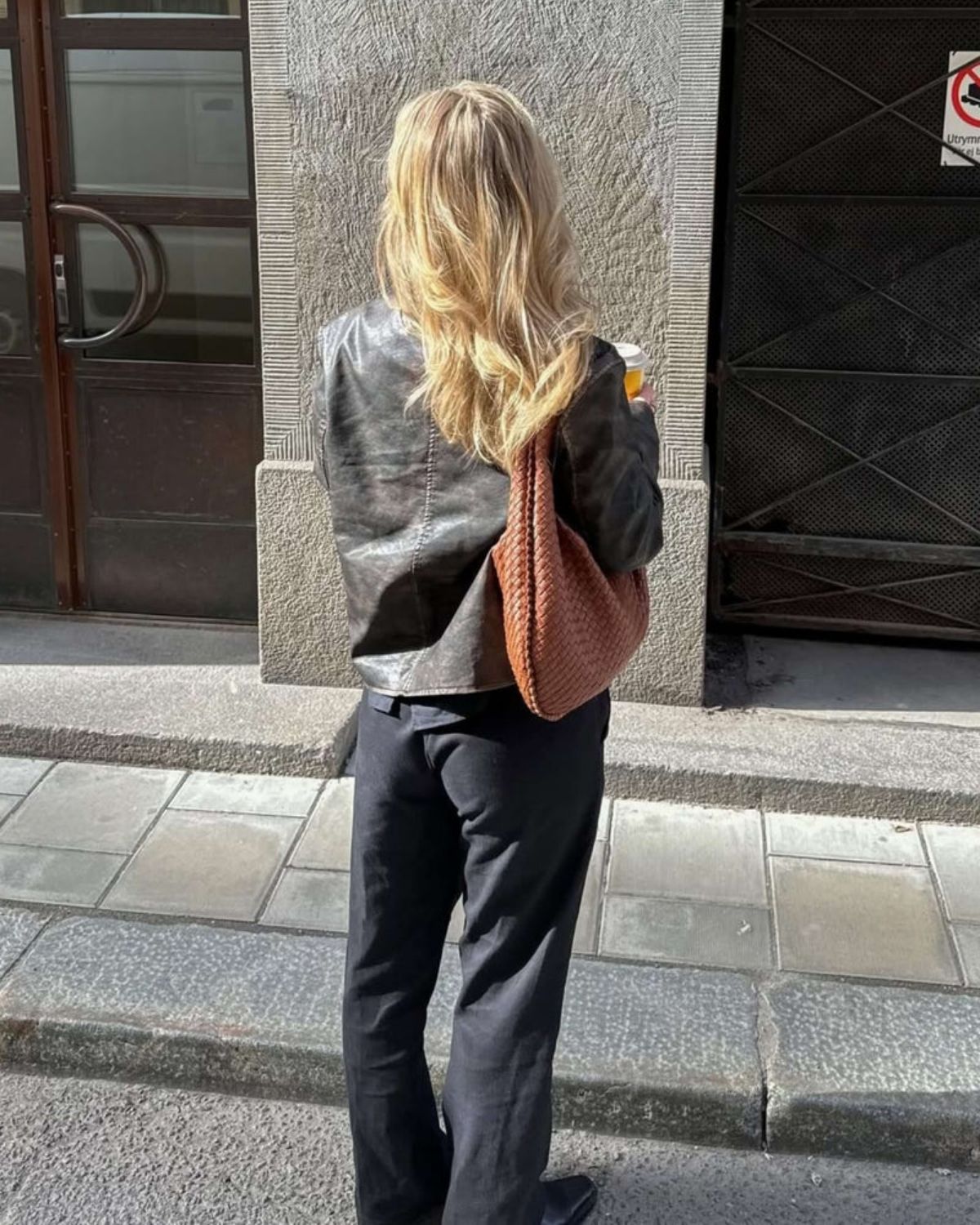 Ava | Oversized gevlochten tote bag