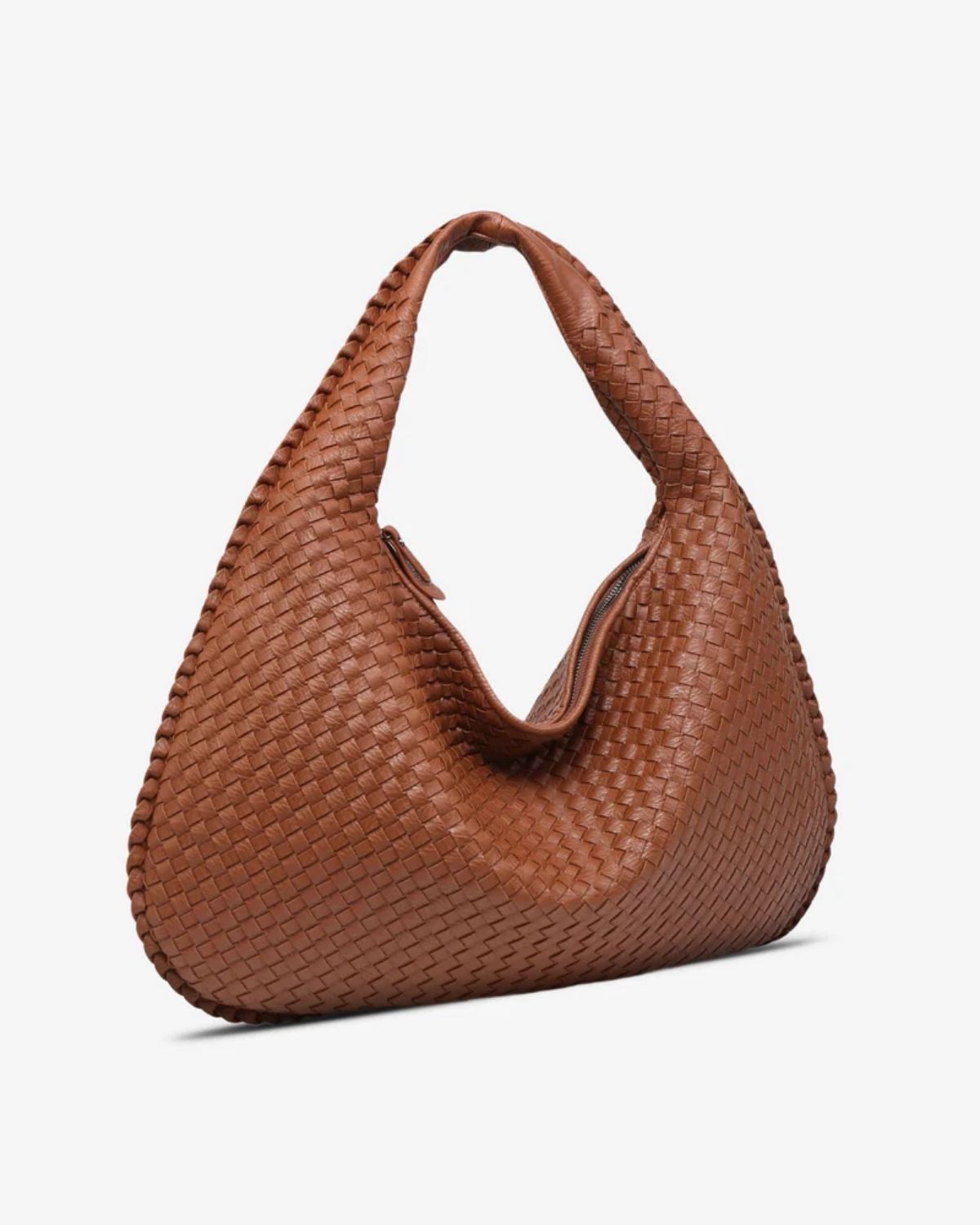 Ava | Oversized gevlochten tote bag