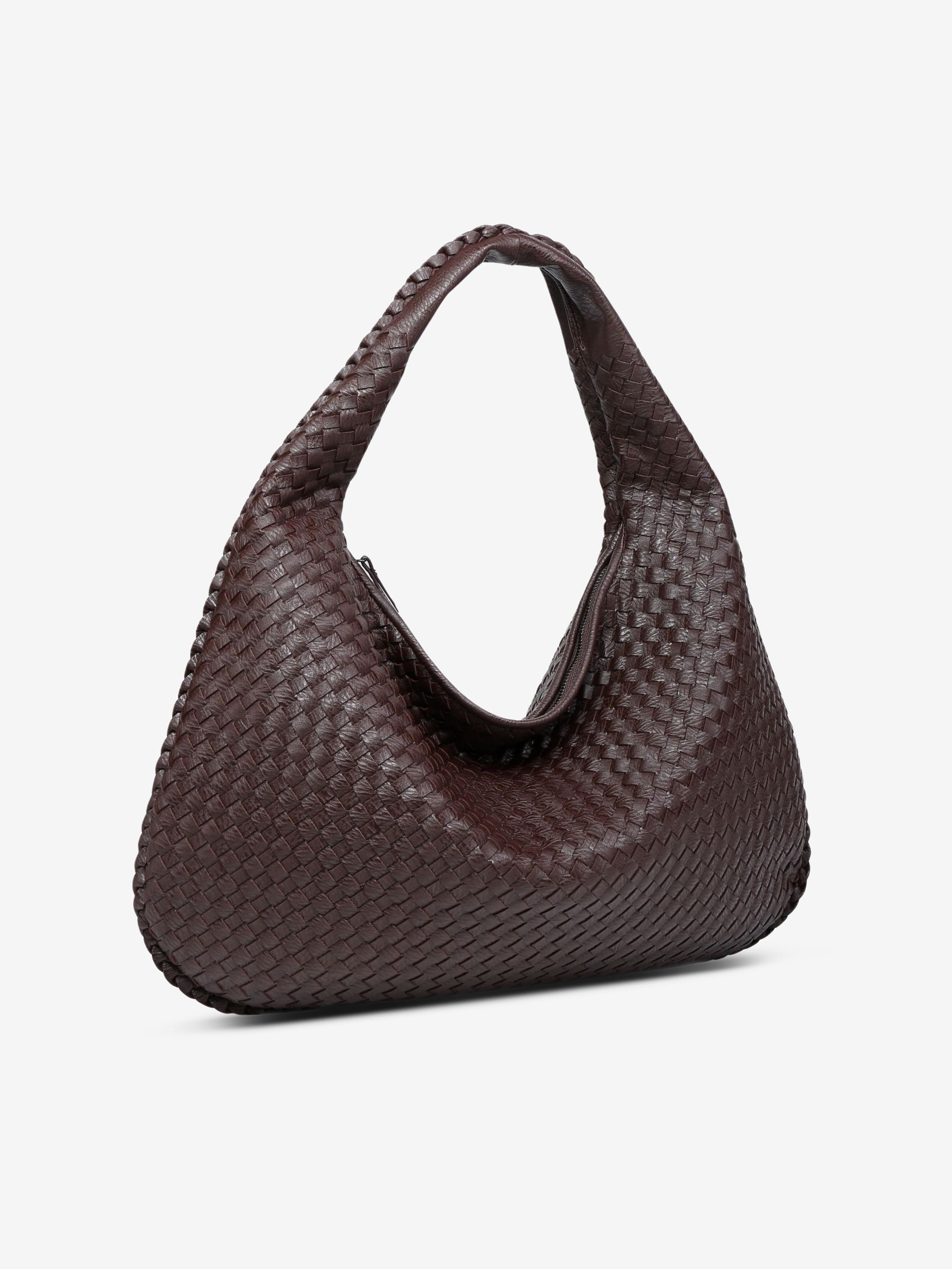 Ava | Oversized gevlochten tote bag