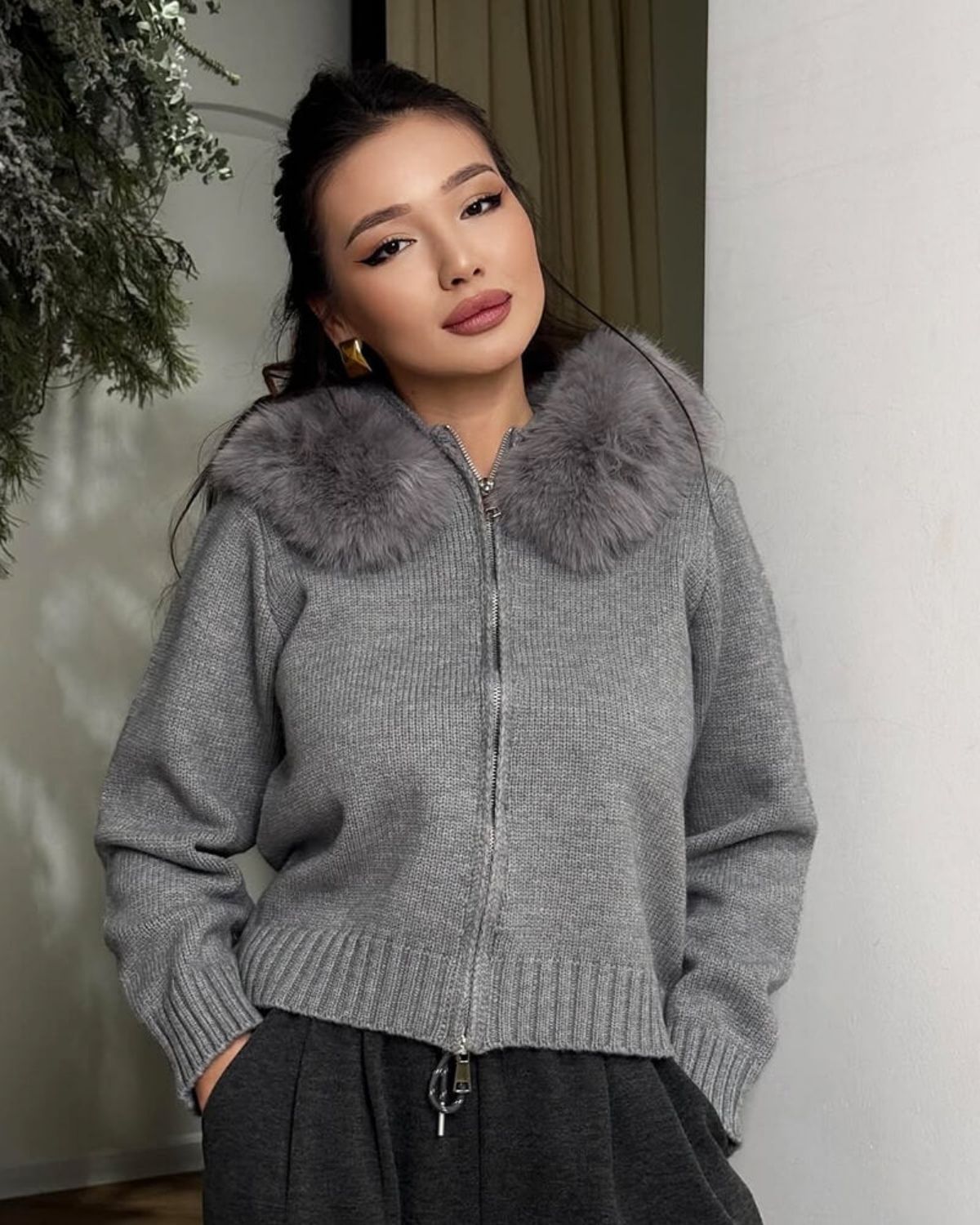 Luxe winter Imitatiebont vest voor Dames